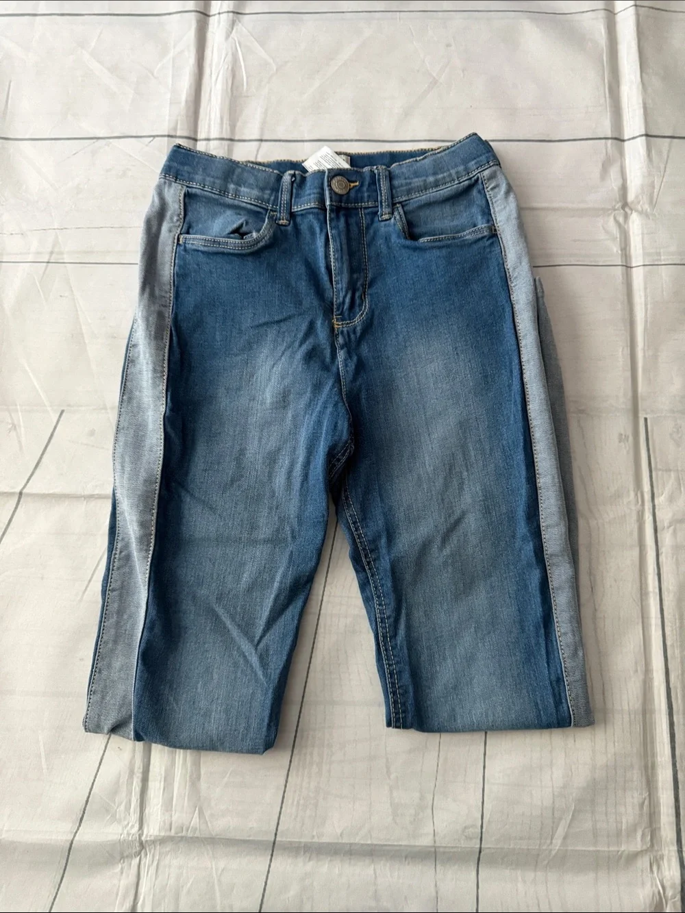 OshKosh B'gosh Dual-Tone Blue Side-Panel Jeans